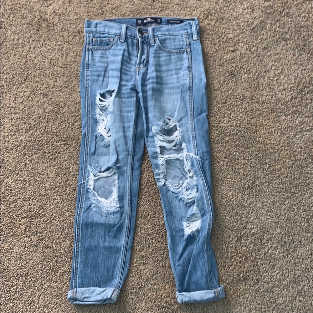 Hollister Distressed Boyfriend Jeans